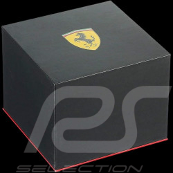 Ferrari Aspire Chronograph Uhr Schwarz Leder / Silikon Armband 0830791