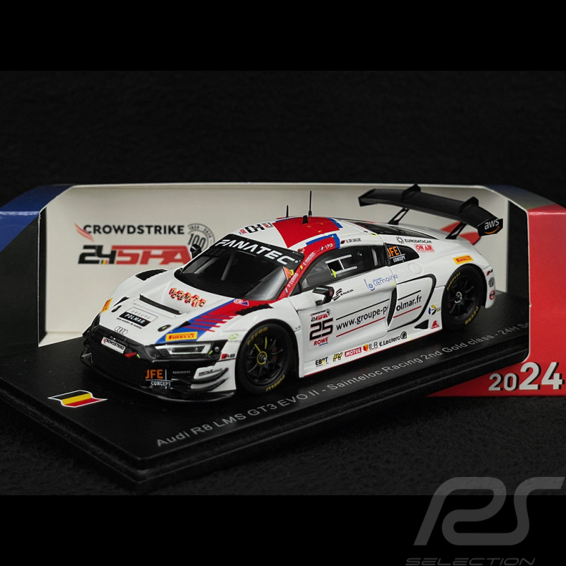 Audi R8 LMS GT3 Evo II n° 25 2. 24h Spa 2024 1/43 Spark SB791