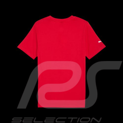 Ferrari T-Shirt Leclerc Hamilton Großes Logo Rot Puma 632783-02