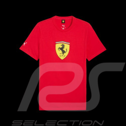 Ferrari T-Shirt Leclerc Hamilton Großes Logo Rot Puma 632783-02