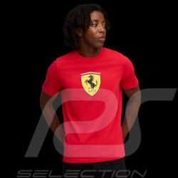 Ferrari T-Shirt Leclerc Hamilton Großes Logo Rot Puma 632783-02