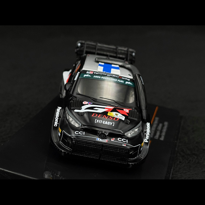 1/64 Tarmac Works 2024 Toyota GR YARIS Rally1 HYBRID Rally Latvia 2024 Winner Kalle Rovanperä, Jonne Halttunen Diecast Car Model