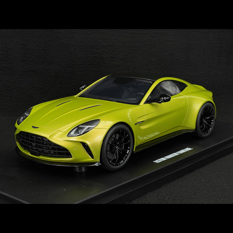 Aston Martin Vantage 2024 1:18 GT Spirit Amarelo - 20 anos! Loja on-line de miniaturas colecionáveis