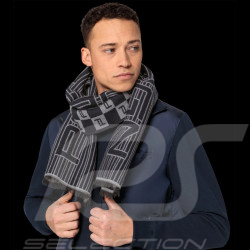 Echarpe Porsche Design Bleu Marine / Gris 4056487050348
