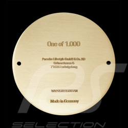 Porsche Grille Badge X Sansibar Black / Gold WAP0508150RSAN