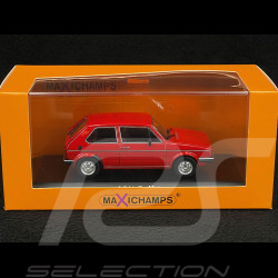 Volkswagen Golf I 1980 Red 1/43 Minichamps 940055161