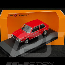 Volkswagen Golf I 1980 Rouge 1/43 Minichamps 940055161