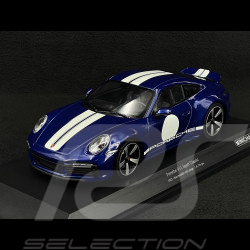 Porsche 911 Sport Classic Typ 992 2022 Gentianblau / Weiße Streifen 1/18 Minichamps 155062006