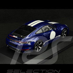 Porsche 911 Sport Classic Type 992 2022 Gentian Blue / White Stripes 1/18 Minichamps 155062006