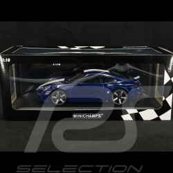 Porsche 911 Sport Classic Type 992 2022 Bleu Gentiane 1/18 Minichamps 155062005