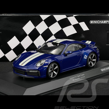 Porsche 911 Sport Classic Typ 992 2022 Gentianblau 1/18 Minichamps 155062005