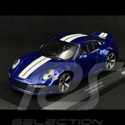 Porsche 911 Sport Classic Type 992 2022 Bleu Gentiane 1/18 Minichamps 155062005