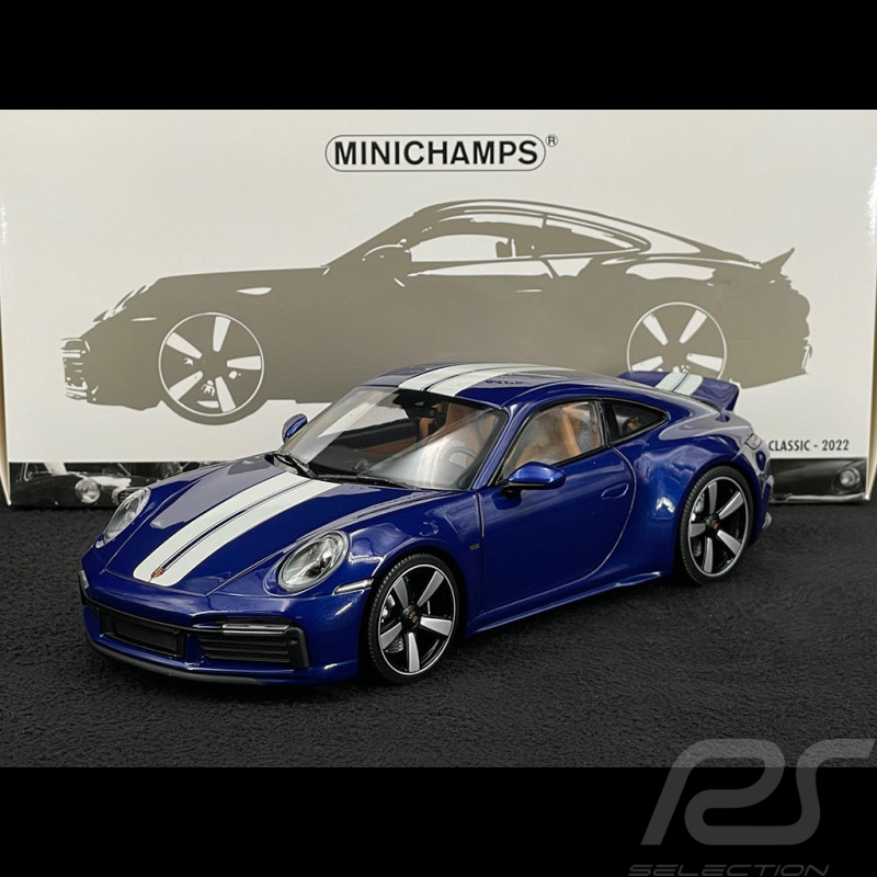 Porsche 911 Sport Classic Typ 992 2022 Gentianblau 1/18 Minichamps 110069202