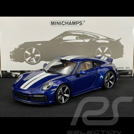 Porsche 911 Sport Classic Typ 992 2022 Gentianblau 1/18 Minichamps 110069202