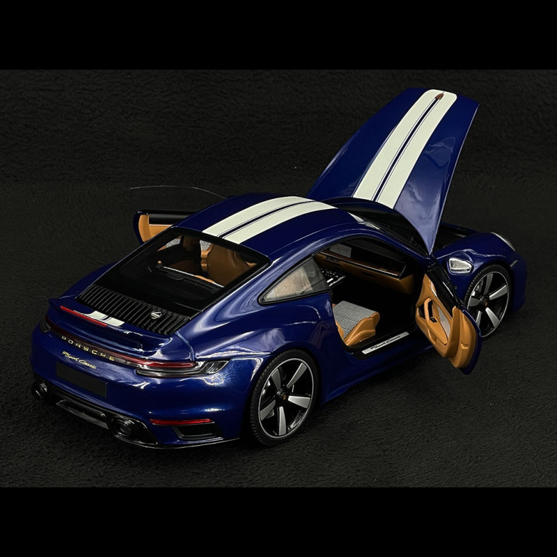 Porsche 911 Sport Classic Type 992 2022 Gentian Blue 1/18