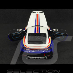 Porsche 911 Dakar Type 992 2022 Roughroads Blanc / Bleu 1/18 Minichamps 110062075