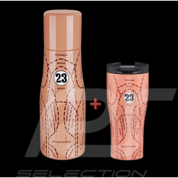 Duo Mug Thermos Porsche 917 Cochon Rose + Bouteille Thermos Porsche