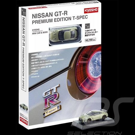 Nissan GT-R Coupe T-SPEC 2022 Vert Métallique 1/64 Kyosho 02KYO07067TJ