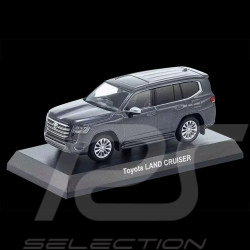 Toyota Land Cruiser ZX 2021 Metallic Grey Mit Broschüre 1/64 Kyosho 13KYO07118GY