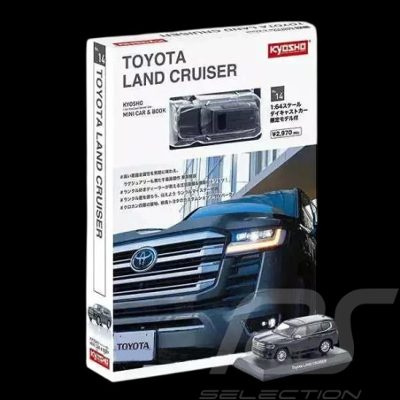 Toyota Land Cruiser ZX 2021 Metallisch Grau With booklet 1/64 Kyosho 13KYO07118GY