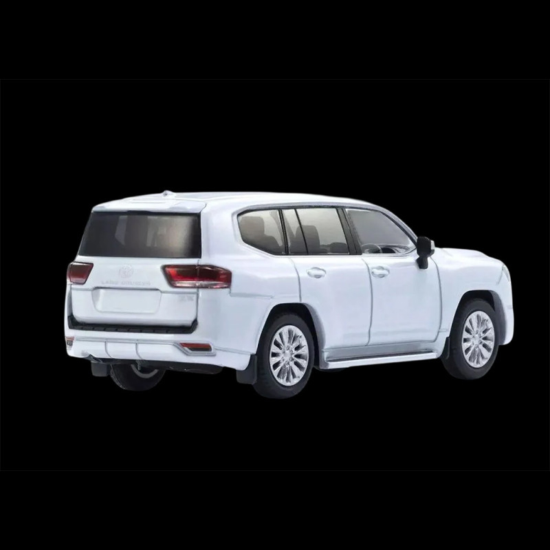 Toyota Land Cruiser ZX 2021 White With booklet 1/64 Kyosho 14KYO07118W