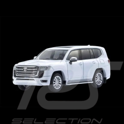 Toyota Land Cruiser ZX 2021 Withe Weiß Mit Broschüre 1/64 Kyosho 14KYO07118W