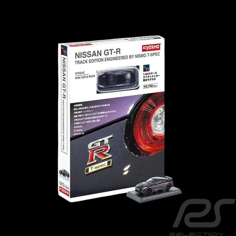 Nissan GT-R R35 Track Edition 2022 Violet Foncé Avec livret 1/64 Kyosho 03KYO07067TP
