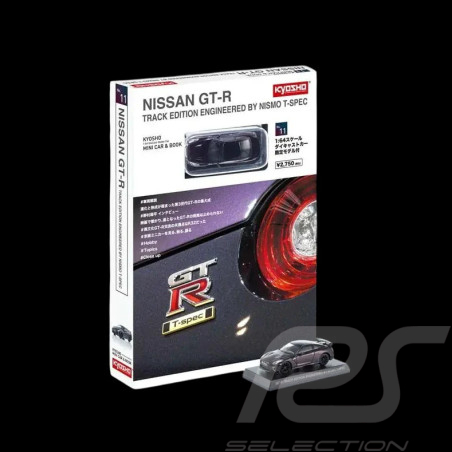 Nissan GT-R R35 Track Edition 2022 Violet Foncé Avec livret 1/64 Kyosho 03KYO07067TP