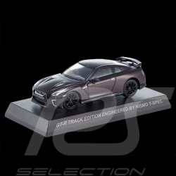 Nissan GT-R R35 Track Edition 2022 Dark Purple With booklet 1/64 Kyosho 03KYO07067TP