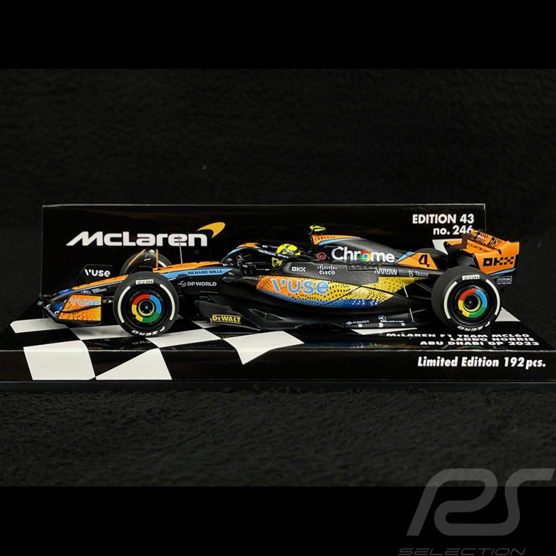 Lando Norris McLaren MCL60 n° 4 5ème GP Abu Dhabi 2023 F1 1/43 Minichamps 537236604