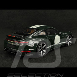 Porsche 911 Sport Classic Typ 992 2022 Metallisch Grün / Weiß gestreift 1/18 Minichamps 110069204