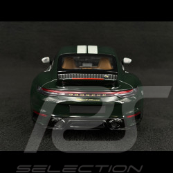 Porsche 911 Sport Classic Typ 992 2022 Metallisch Grün / Weiß gestreift 1/18 Minichamps 110069204