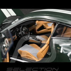 Porsche 911 Sport Classic Typ 992 2022 Metallisch Grün / Weiß gestreift 1/18 Minichamps 110069204