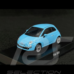 Fiat 500 Nuova 2007 Blue With booklet 1/64 Kyosho 19KYO07058LB