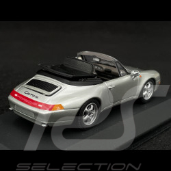 Porsche 911 Cabriolet Type 993 1993 Argent 1/43 Minichamps 430063030