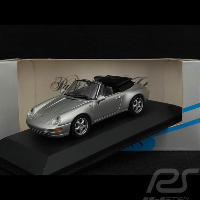 Porsche 911 Cabriolet Type 993 1993 Argent 1/43 Minichamps 430063030