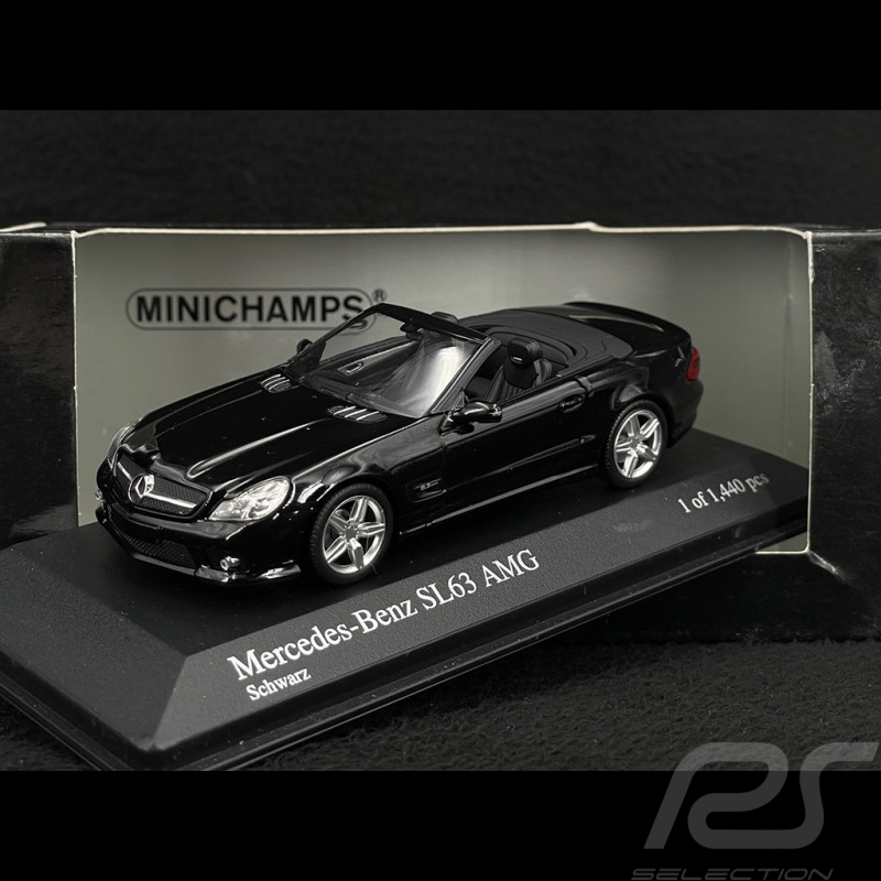 Mercedes-Benz SL63 AMG 2008 Black 1/43 Minichamps 400037170