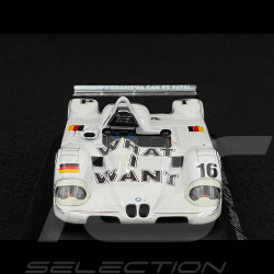 BMW V12 LMR n° 16 24h Le Mans 1999 Jenny Holzer Art Car 1/43 Minichamps 80420008552