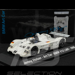 BMW V12 LMR n° 16 24h Le Mans 1999 Jenny Holzer Art Car 1/43 Minichamps 80420008552