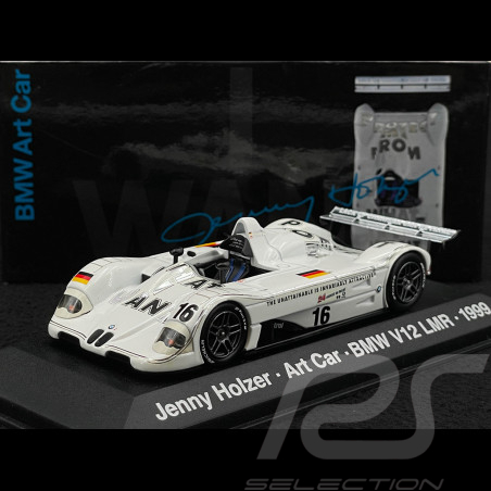 BMW V12 LMR Nr 16 24h Le Mans 1999 Jenny Holzer Art Car 1/43 Minichamps 80420008552