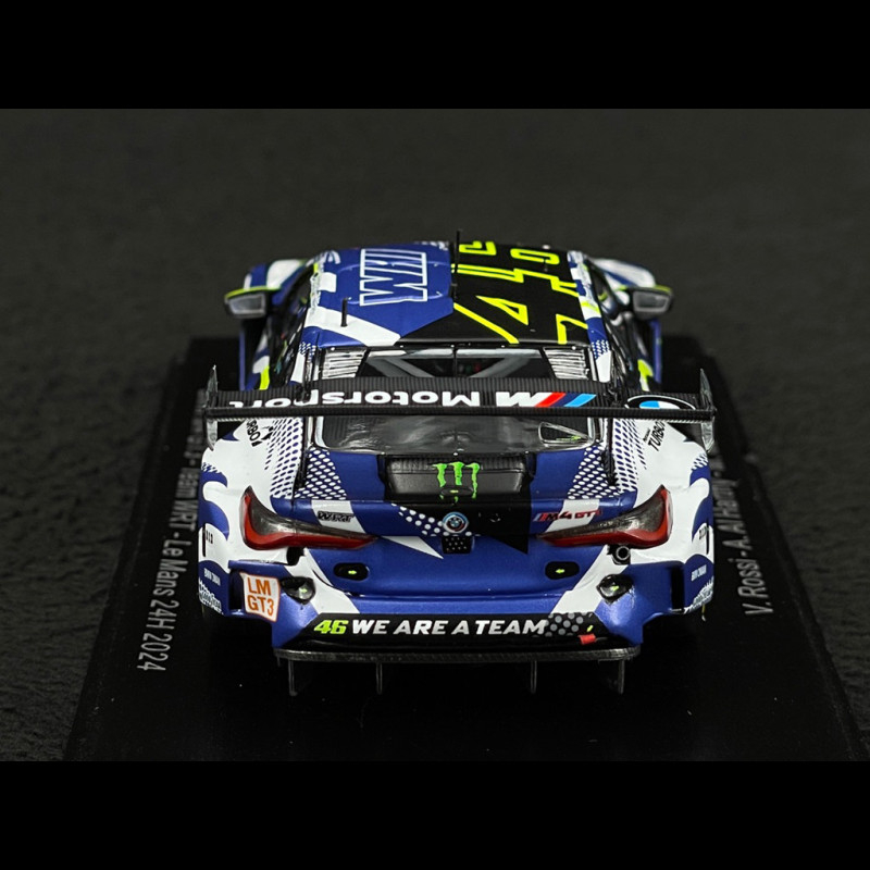 Valentino Rossi BMW M4 GT3 n° 46 24h le Mans 2024 1/43 Spark S9149