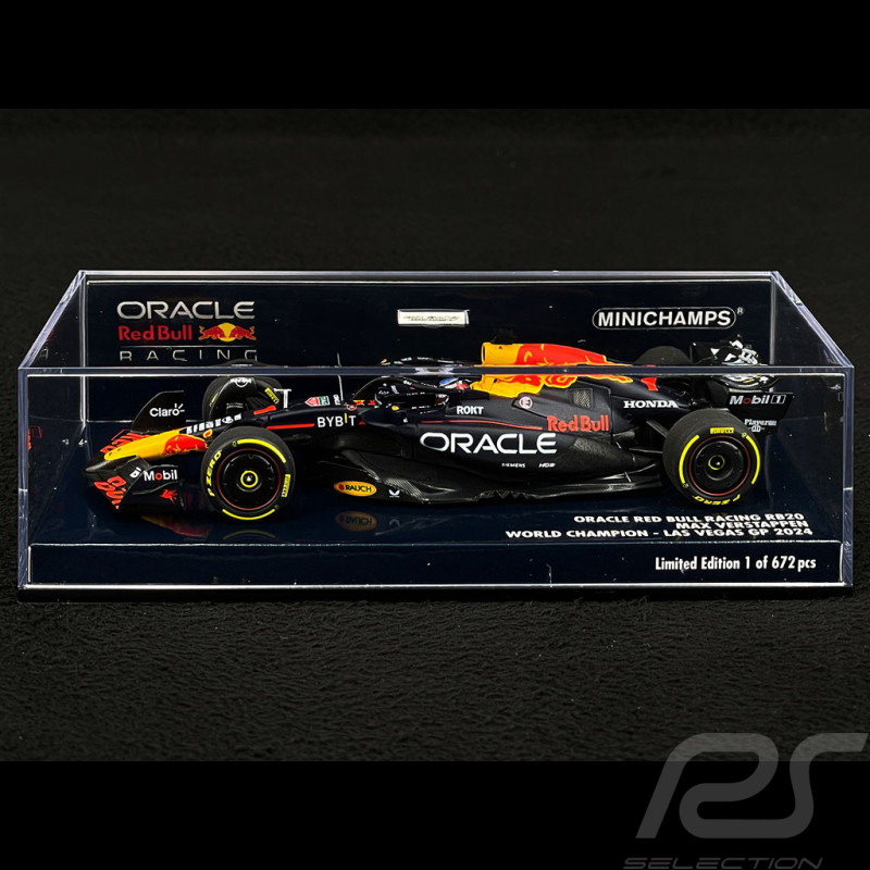 Max Verstappen Red Bull Racing RB20 n° 1 5ème GP Las Vegas 2024 F1 1/43 Minichamps 410242201