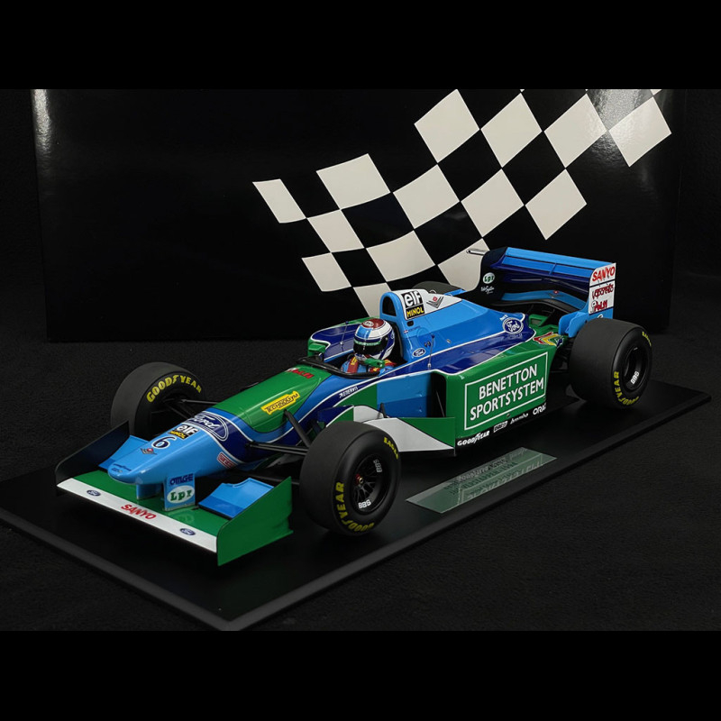 Modèle Réduit 1/18 Benetton Ford B194 Verstappen Hongrie 1994 - Occasion Avec Boîte