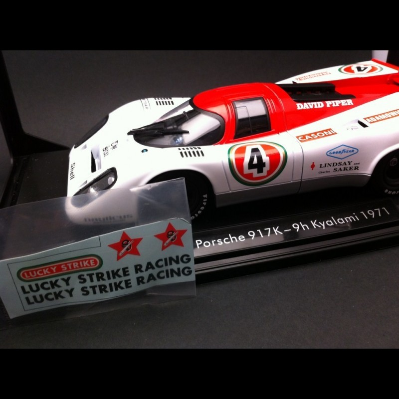 NOREV 1/18 Porsche 917 K-9H Kyalami 1971 #4, Miniature Collection, Stickers Inclus