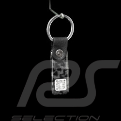 24h Le Mans Keyring Carbon Track Outline Black KIU_001