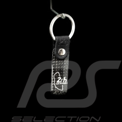 Porte-clés 24h Le Mans Carbone Tracé Circuit Noir KIU_001