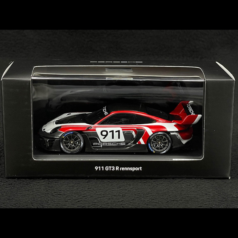 Porsche 911 GT3 R Rennsport - Rouge/Noir - Édition Limitée 1500 - Spark