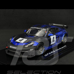Porsche 718 Cayman GT4 RS Clubsport n° 4 2023 Violet / Noir 1/18 Spark WAP0214150PCAY