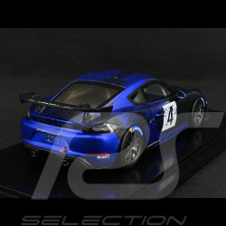 Exemplaire n°3/300 Porsche 718 Cayman GT4 RS Clubsport Type 982 2023 Violet / Noir 1/18 Spark WAP0214150PCAY
