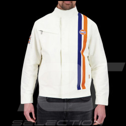 Gulf Jacke Racing Steve McQueen Le Mans Legend Cremebeige GU251JAM03-003 - herren